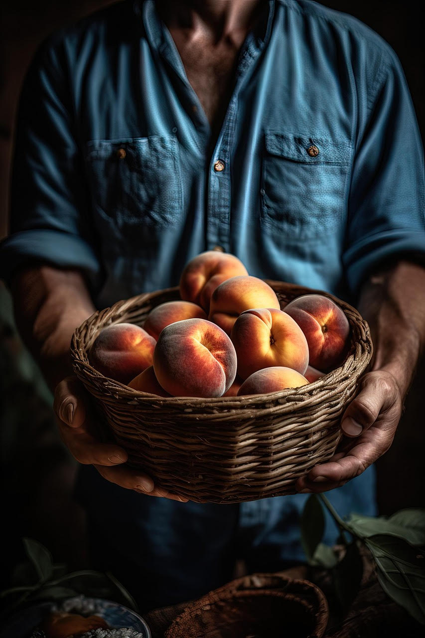 Summer fruit basket